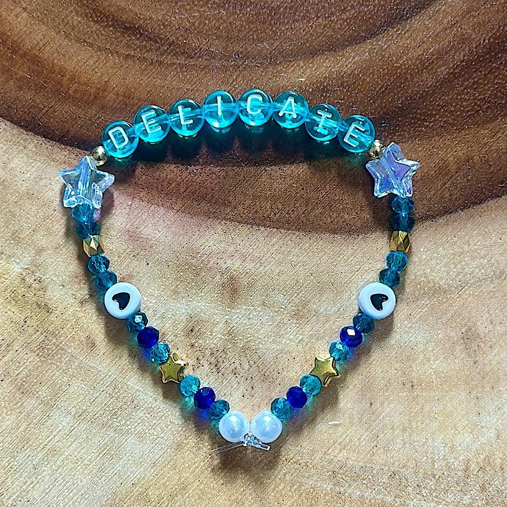 5 for $20 Taylor Swift Handmade Friendship Beaded Bracelet
“Delicate”